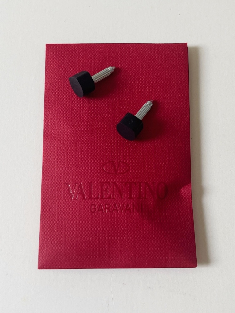 Valentino ~ Set of 2 Heel Tips Repair Replacement ~ Black